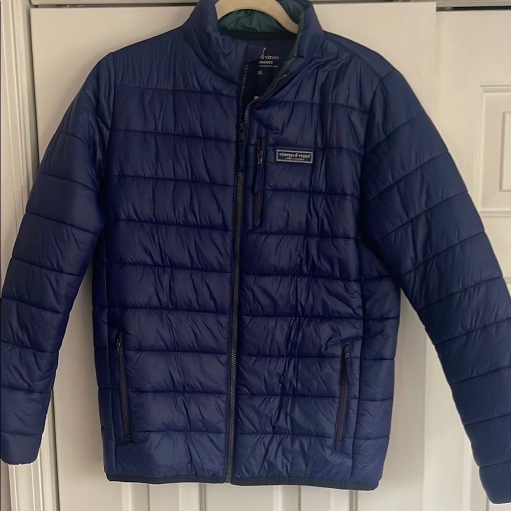 Boys Blue Puffer Jacket perfect condition